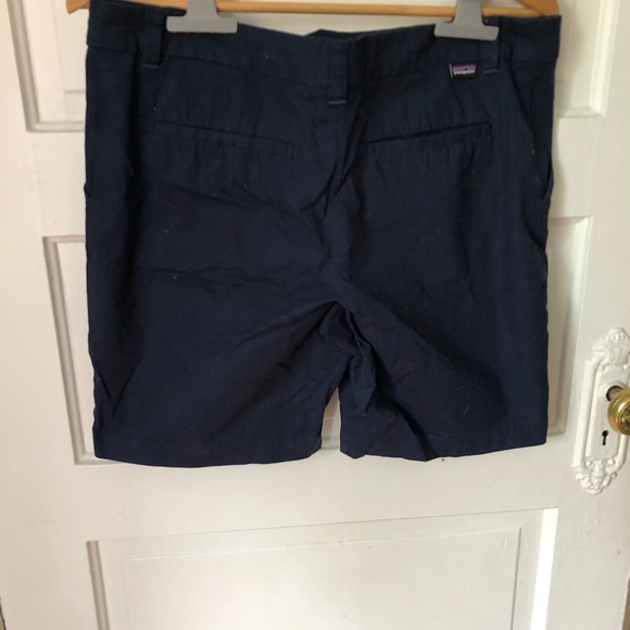 Patagonia Stretch All-Wear Cotton Shorts Blue Sz 8 - Picture 2 of 3